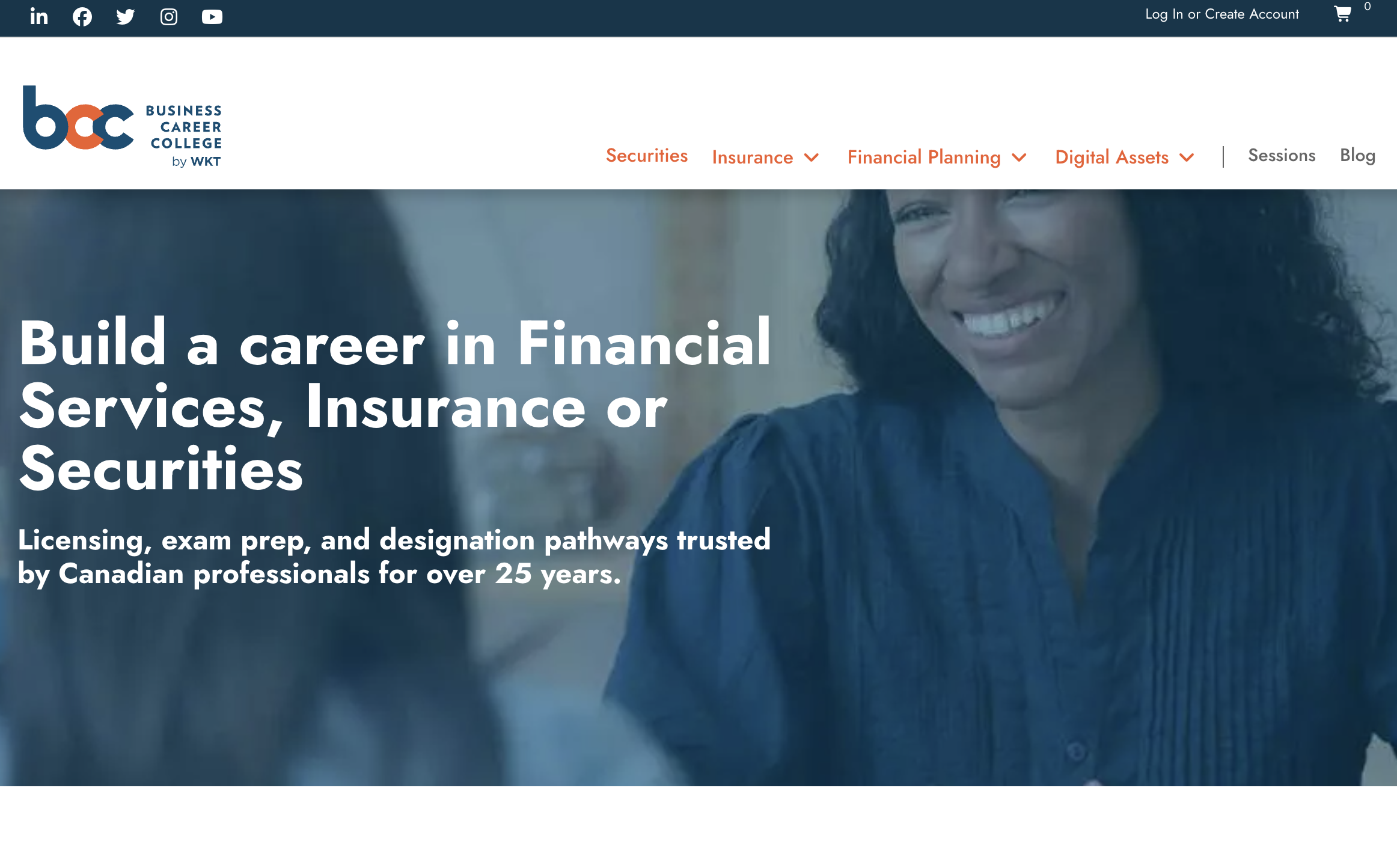 Business Career College by WKT, licensing, exam prep and designation pathways